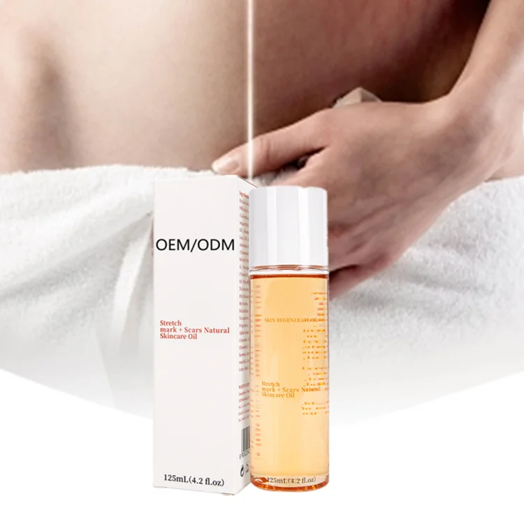 organic body oil skin care essential massage oil repair scar stretch marks removal oil