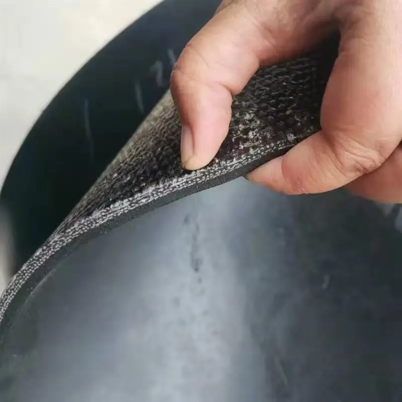 Low price Anti-resistance rubber conveyor belt Single rubber canvas conveyor belt