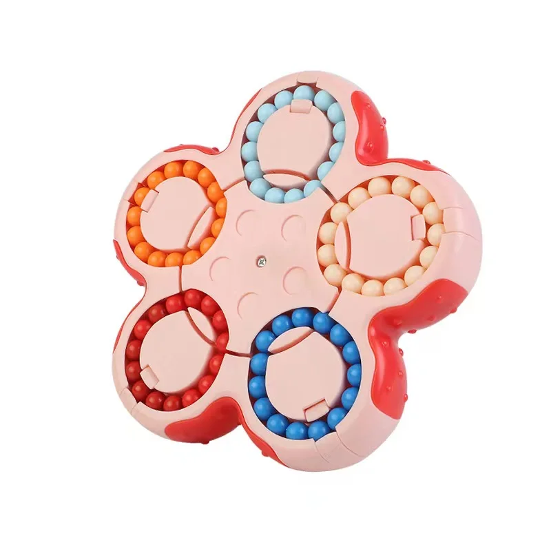 2024New product fidget spinner magic bean double-sided ball puzzle magic plate toy