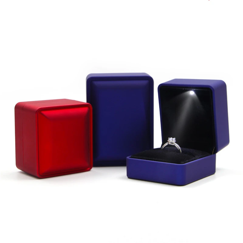 Factory spot wholesale price pendant led packaging box jewelry box led light jewelry ring box led