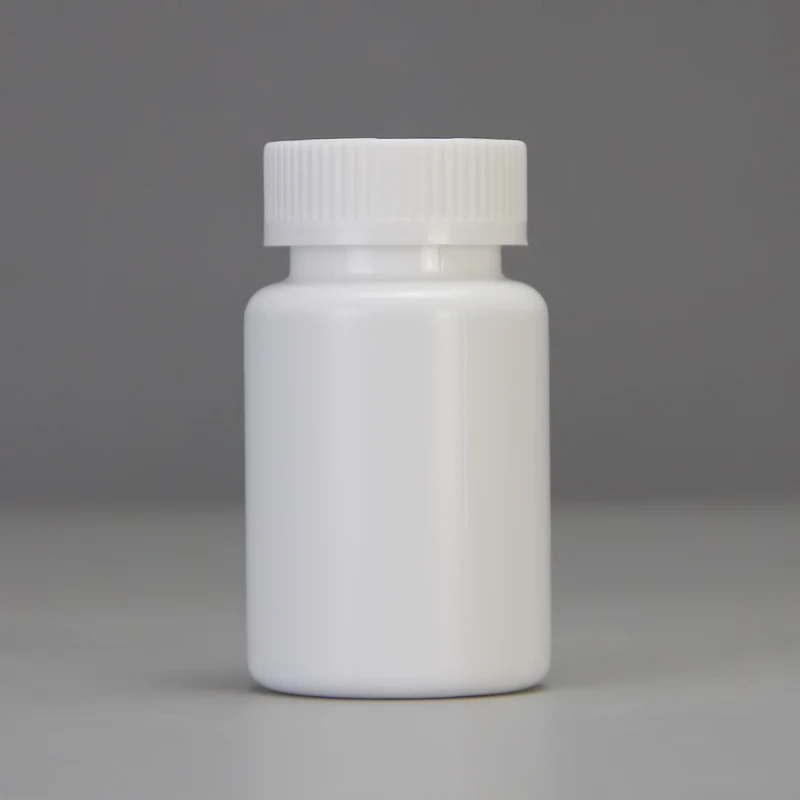 PE White Pharmacy Container Vitamin Supplement medical plastic bottle For Pill Capsule Medical