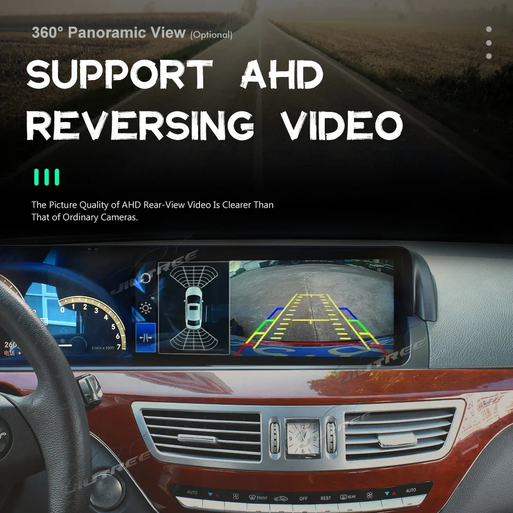 Android 13 Car Radio For Mercedes benz S Class S550 W221 W216 CL 2005-2013 Carplay Auto GPS Navigation Multimedia Stereo