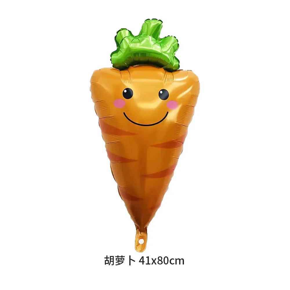 Hot grapes tomatoes carrot balloons Birthday party decoration decoration fruit vegetables foil balloons