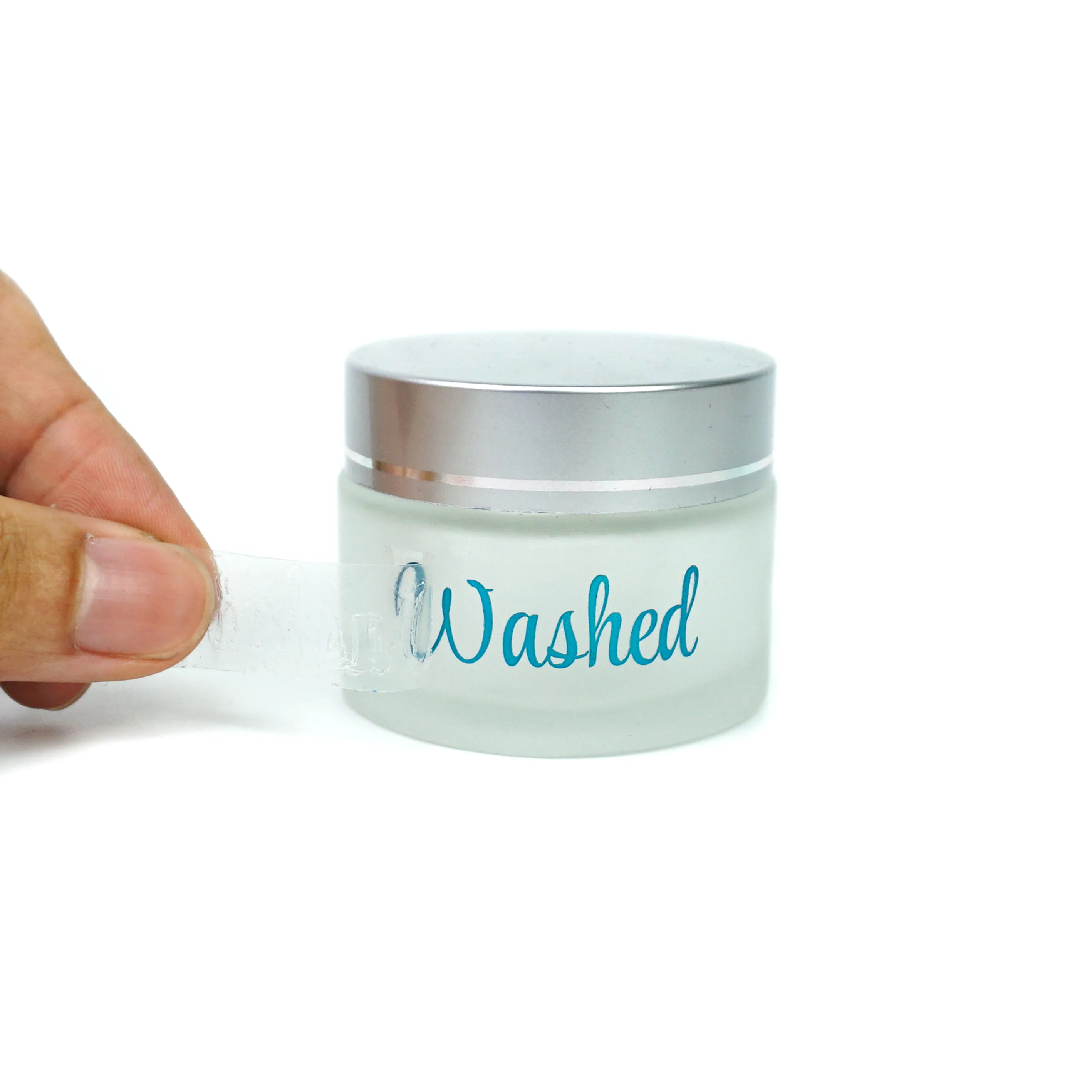 Custom Transparent Uv Brand Name Small size Logo Transfer Sticker Lip Gloss Tubes Printing Label Sticker