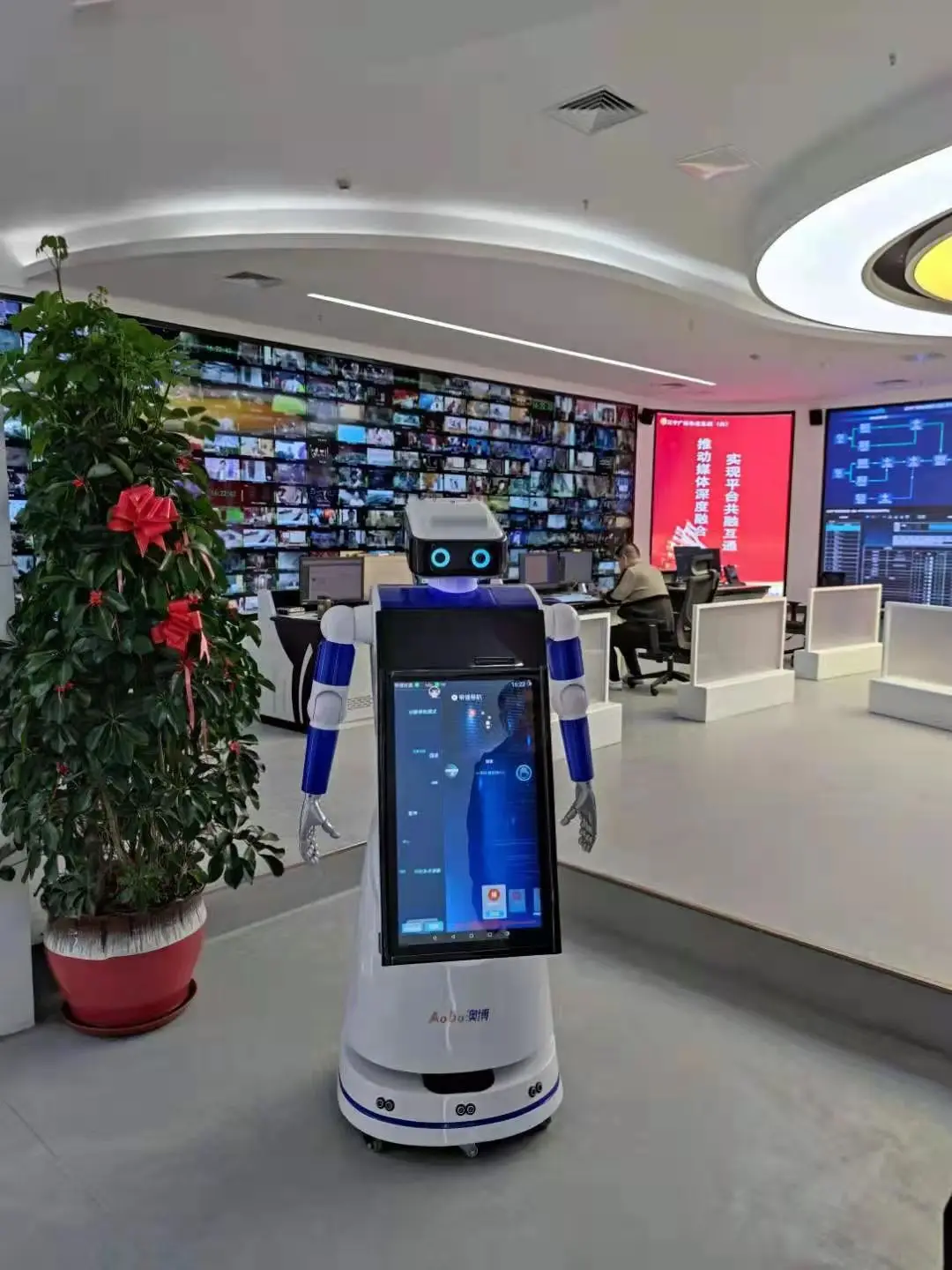 hot selling AI Humanoid mall bank intelligent welcome reception service robot