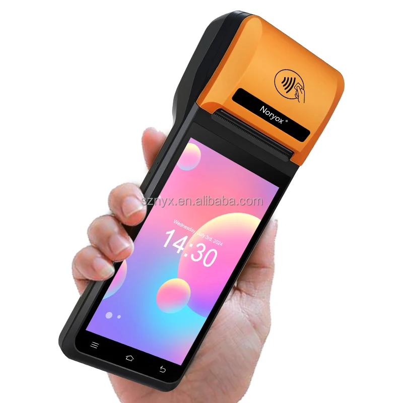 Hot Sale NB55 Android 12/13 Pos Machine Noryox Mobile Handheld Pos System 3+16GB Memories Touchscreen Built-In Google Play Pos