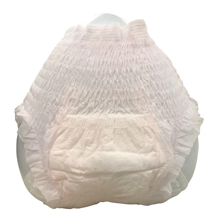 
Colored Disposable Biodegradable Ultra Thick Fluff Adult Diaper 