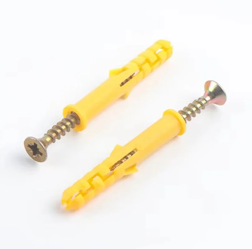 Wall Plug/Plastic Anchor Bolt/Nylon Hammer Fixing Anchor with Screw Chipboard Screw Plug Anchor Plastic Nylon Expansion Screw