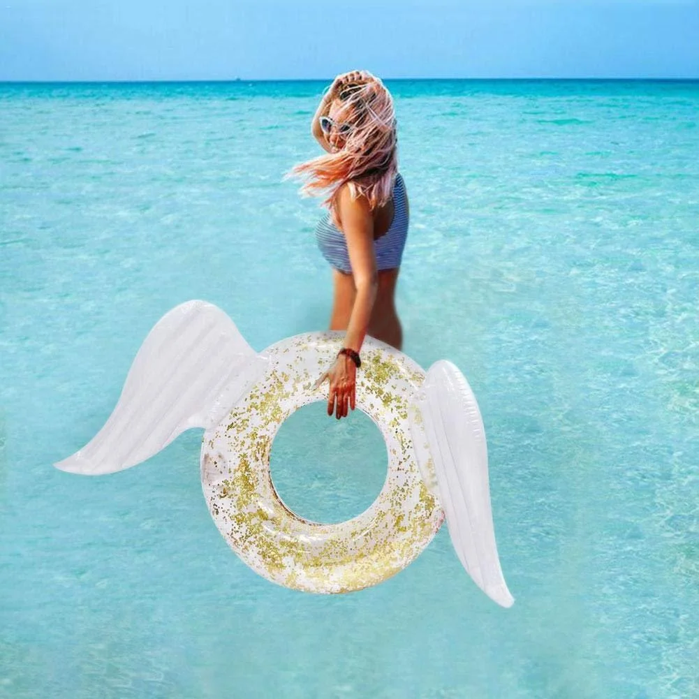 Надувное плавательное кольцо плавающее в воде может быть изготовлено по индивидуальному размеру