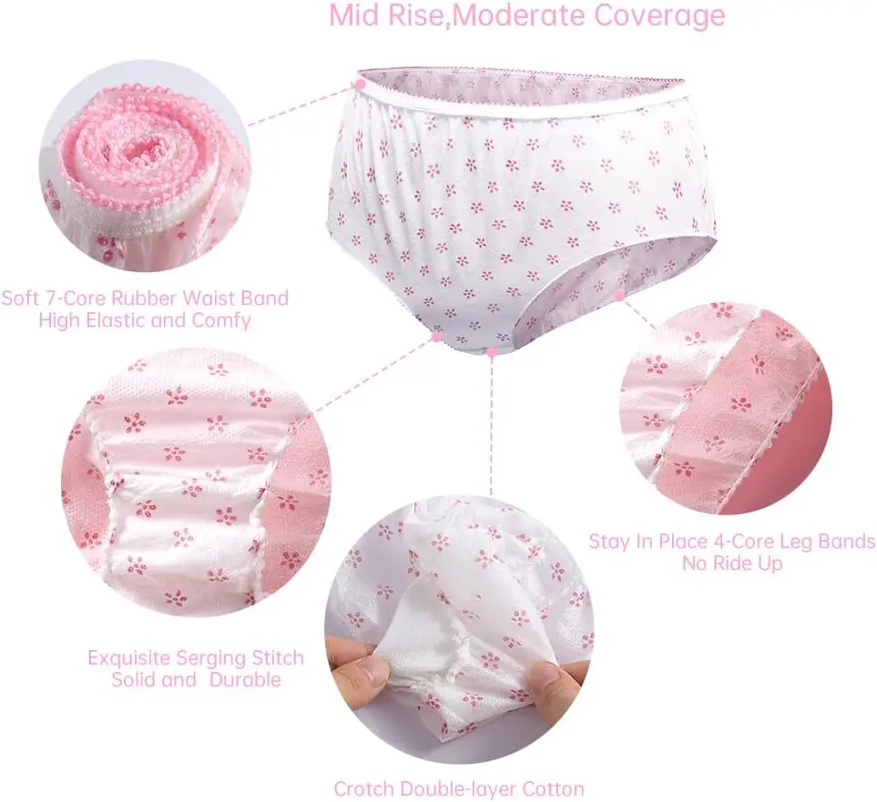 Women  Disposable Non-woven briefs offer High Quality Unisex SPA Body Single Use  Nonwoven sexy disposable underwear for woman
