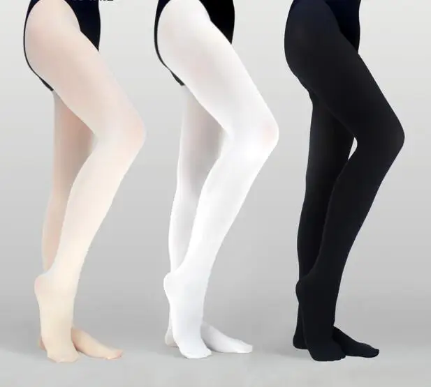 Velvet dance pantyhose ballet  dance tights for girls Footed Ballet Tights