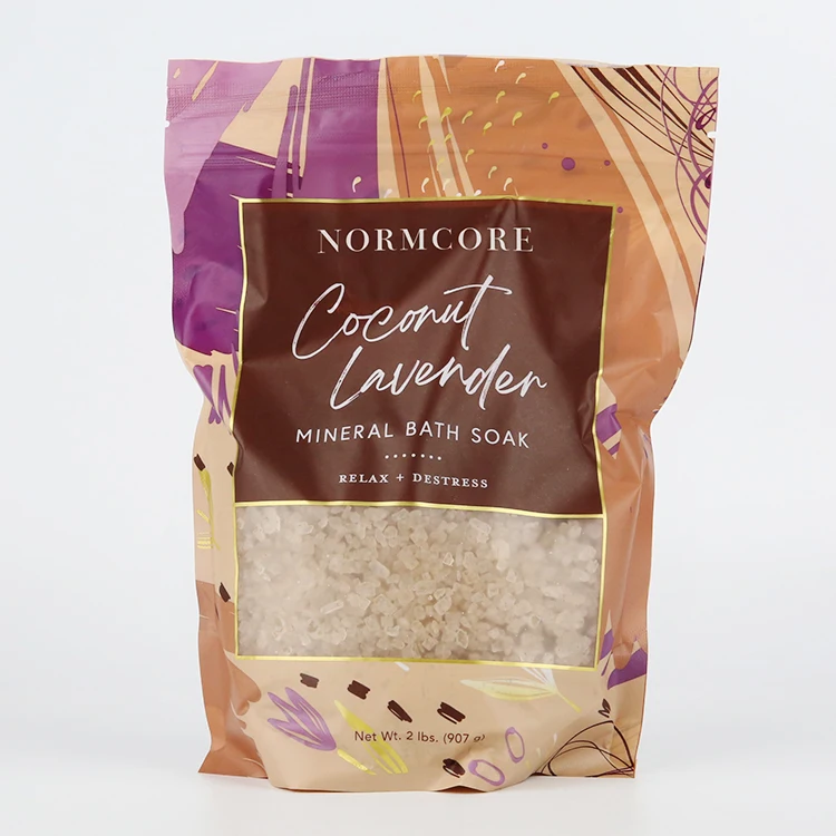 Manufacturer OEM Luxury Private Label Organic Vegan Bulk Epsom Bath Salt Bath Muscle Therapy Bath Salts