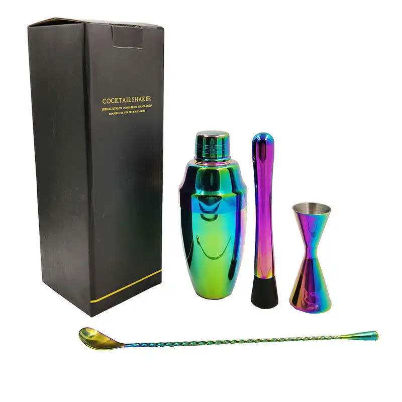 wholesale price barware set accessories jigger cocktail shaker for mixologist stainless steel cocktail shaker mixer barmen set