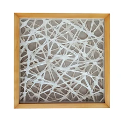 Shadow Box Frames Wholesale -Plain Wooden Money Box-Piggy Bank-18*18 Square-PS Acrylic Front Glass Window - Marcos De Fotos