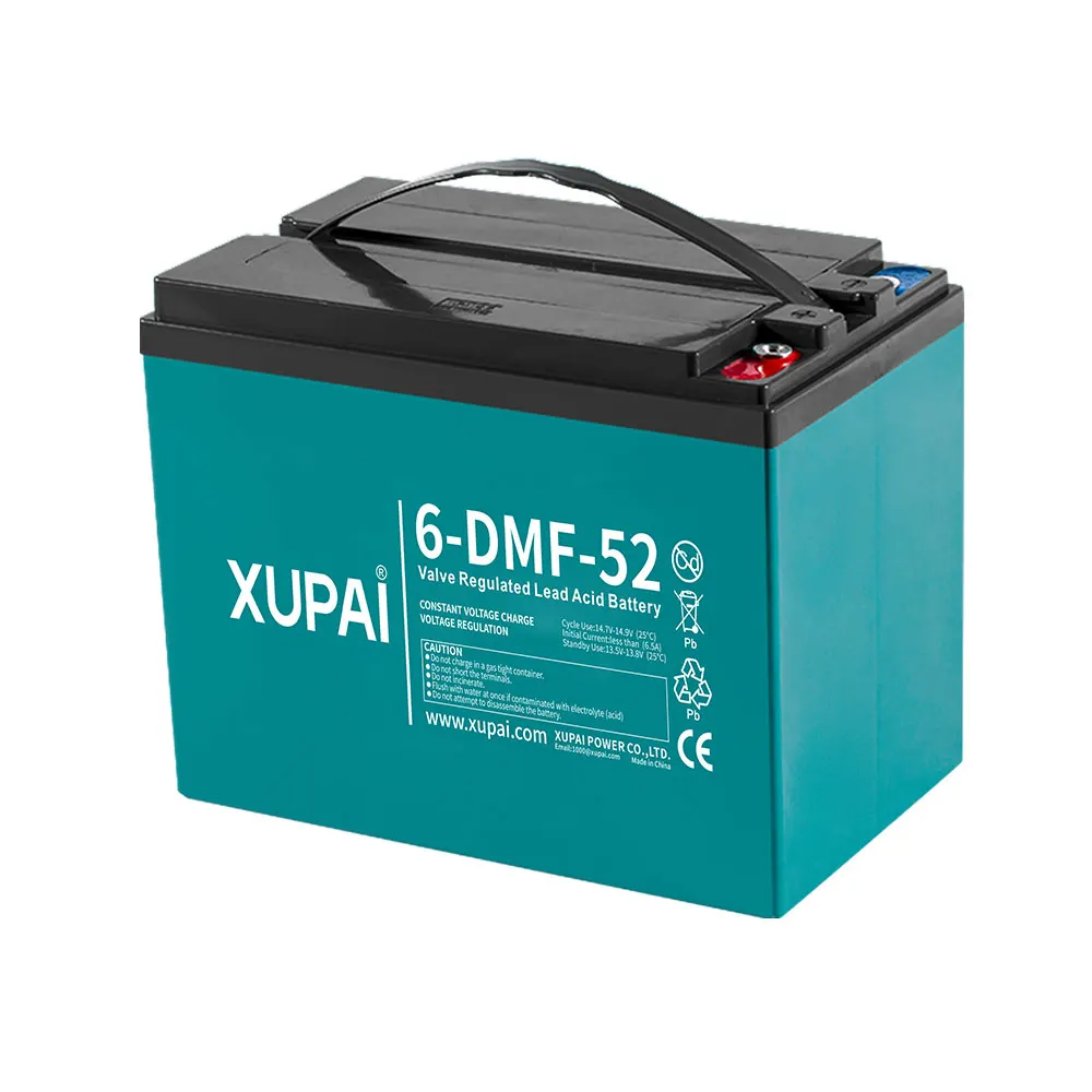 Best selling graphene lead acid battery 6-DMF-52 with low price