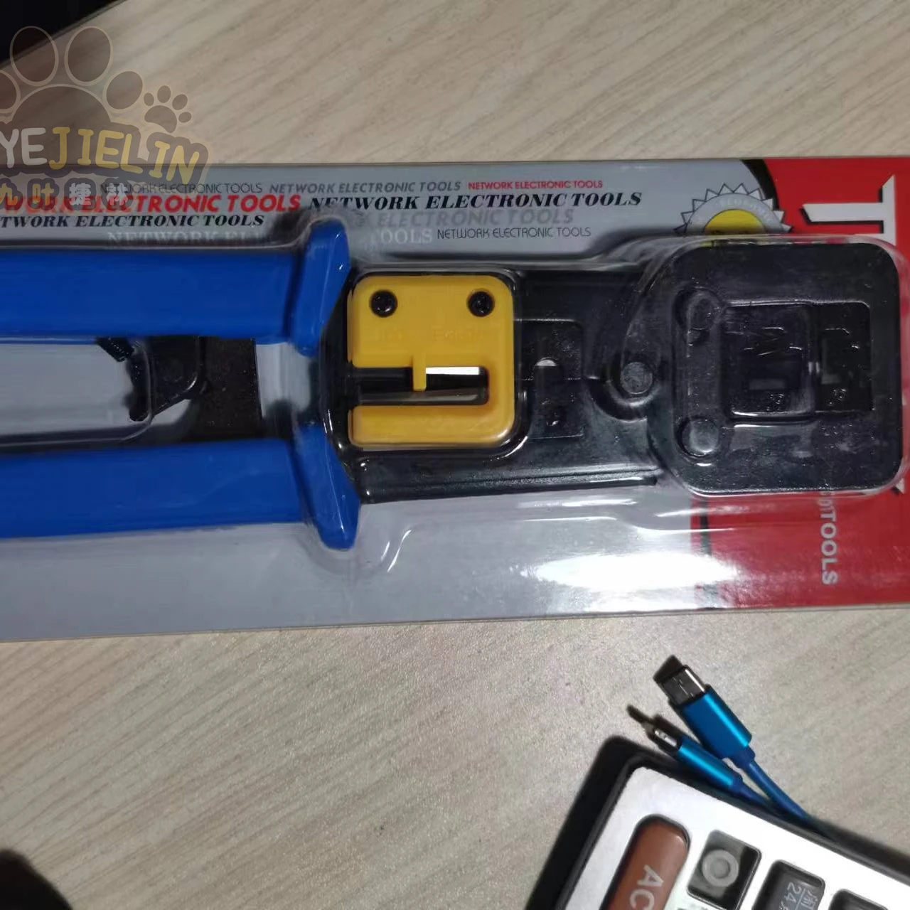 JIUYEJIELIN 3PCS Computer Maintenance Cable Tester Network Repair Tool Set Rj45 Crimping Tool Kit for CAT5/CAT6