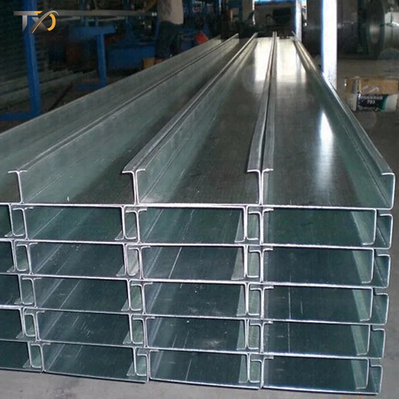 In Stock High Quality Q235 Q345 Hot Dip 100*50 Galvanized Steel Beam U C Groove Carbon Steel Channel Beam For Hanging Furniture