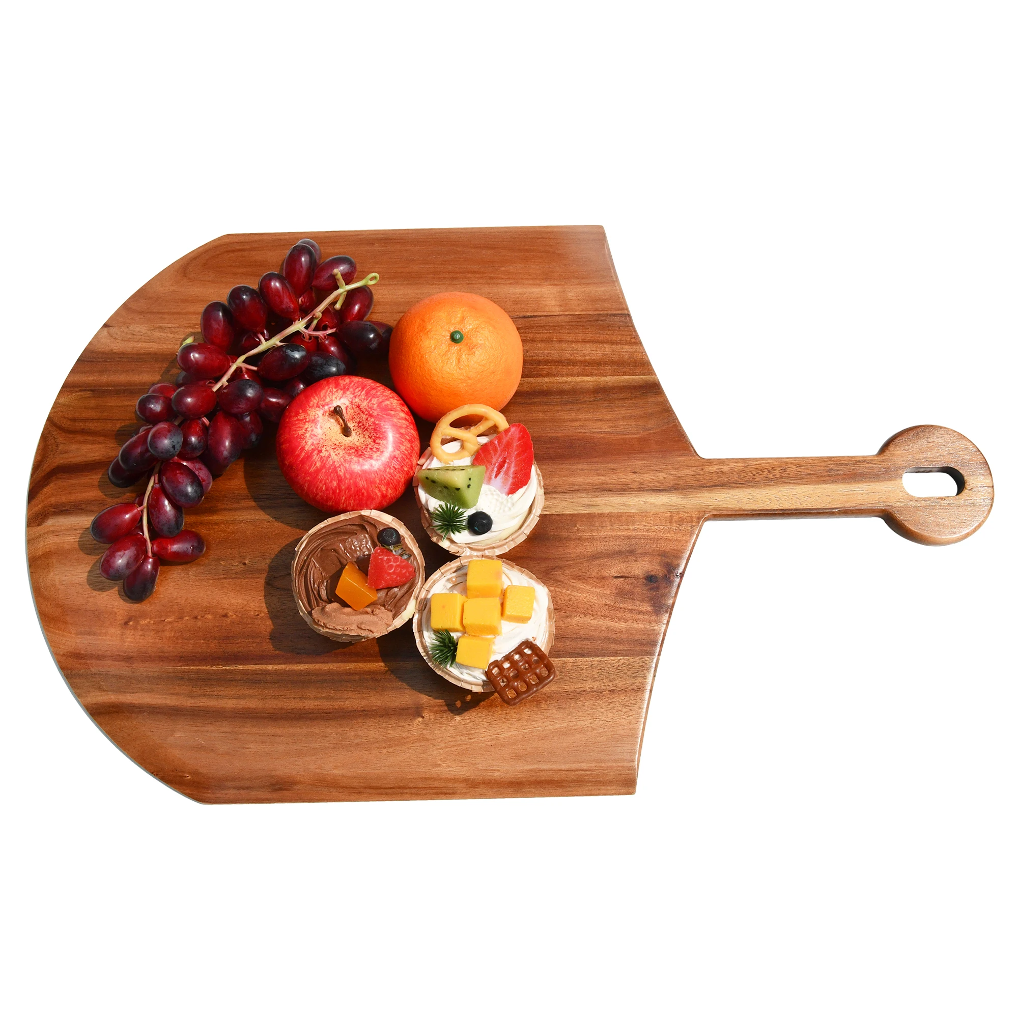 Pizza Peel Premium Wood  Spatula Paddle Cutting Board Handle Baking Bread Fruit Vegetables Cheese
