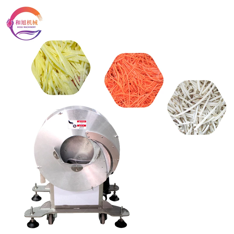 Large Capacity Potato Cutting Machine Root Vegetable Slicer Bamboo Shoot Slicing Ginger Shredder Carrot Shredding Machine