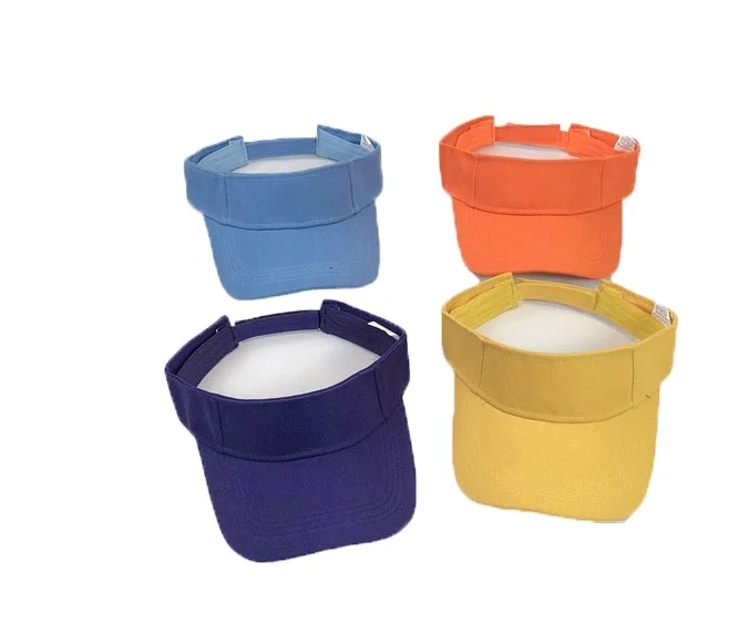 Quality Outdoor Women Men Blank Cotton Custom Blank Plain Sun Sports Caps Orange Blue Yellow Watch Caps Visor Hats