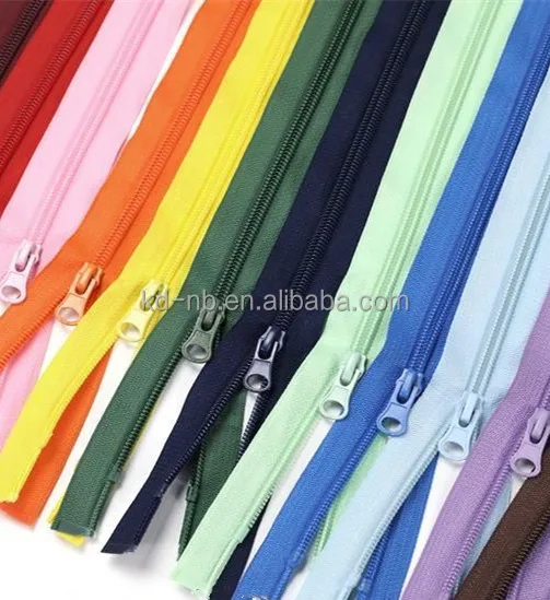 3# 5# 7# 8# 10# Higher Quality Open Close  End Manufacturer Sale Nylon Zipper Zip Pouch for Sewing