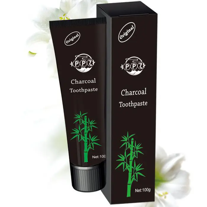 Customized Manufacturer nature organic bamboo charcoal toothpaste teeth fluoride free foam whitening toothpaste private label