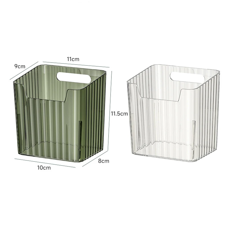 NISEVEN Hot Sale Kitchen Stackable Clear Plastic Storage Bins Ginger and Garlic Storage Bins Wall Mounted Storage Box