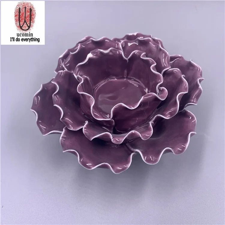 
BUY 2 GET 1 FREE Original New Amazon round ceramic handmade flower candlestick 