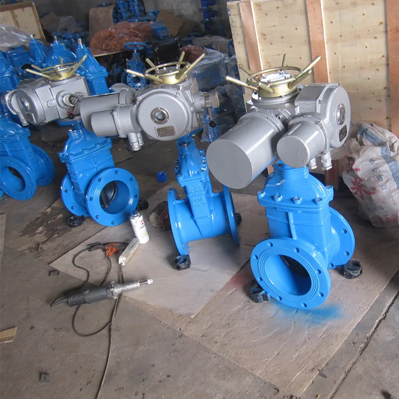 F4 F5 DN400 Electric Actuator flange gate valve