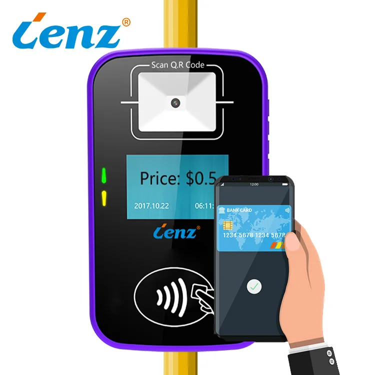 Bus ticket validator Public transportation bus payment device EMV bus ticket validator  3g 4g gps distance fare collection