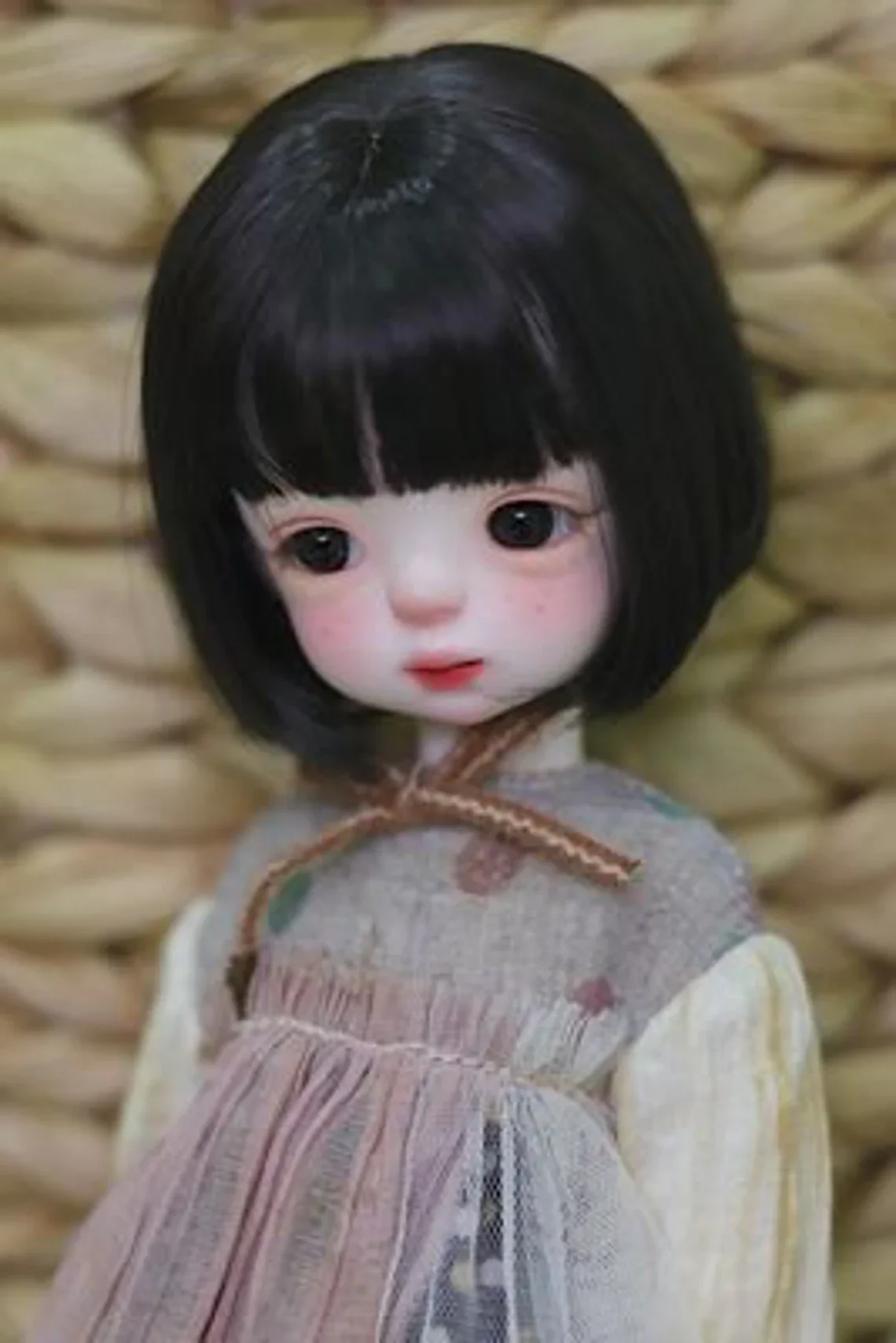 Zoesoul Custom Cute Bob wig for 1/6 1/4 1/3 BJD Doll Wig Synthetic Doll Wigs