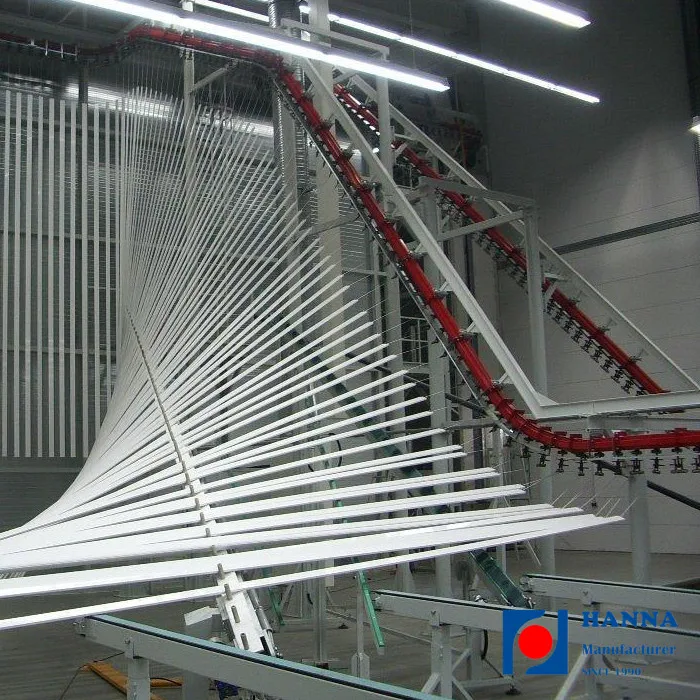 Vertical extrusion Aluminium Profile Powder Coating Production Line