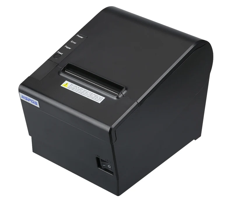 80mm Thermal Printer Support Opos with Beeper POS Receipt Printer 260mm/s Speed for Restaurant