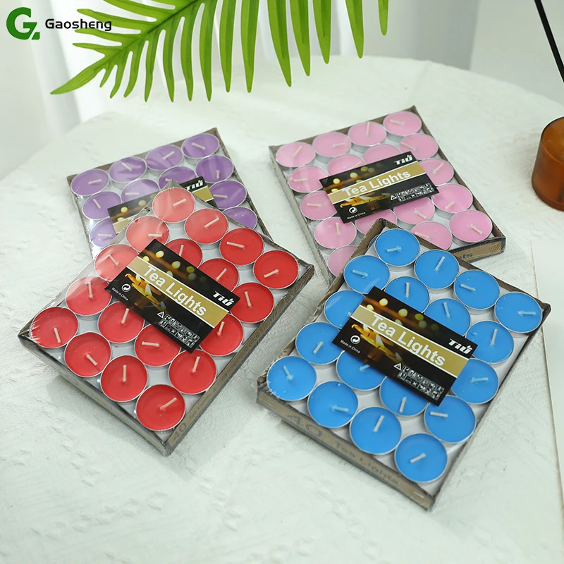 6g Hot-selling Custom Available Fashionable More Popular Small Paraffin Wax 2 Hours Tea Lights For Date Party Home Use