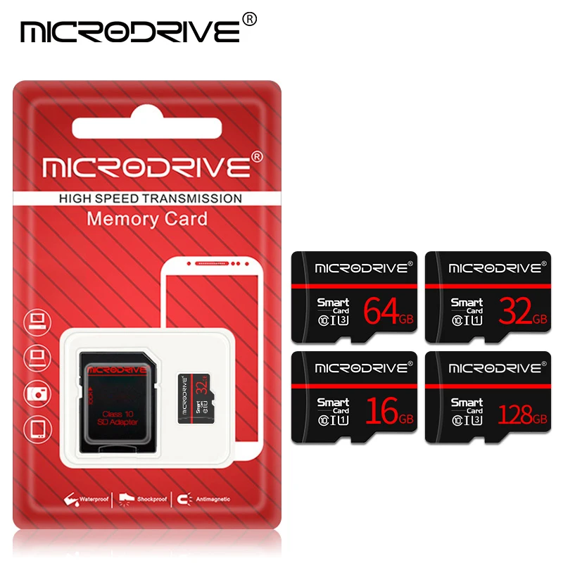bulk Micro TF card 1gb 2gb 4gb 8gb 16gb 32gb 64gb 128gb 256gb 512gb free custom logo memory card 128MB big size flash tf card