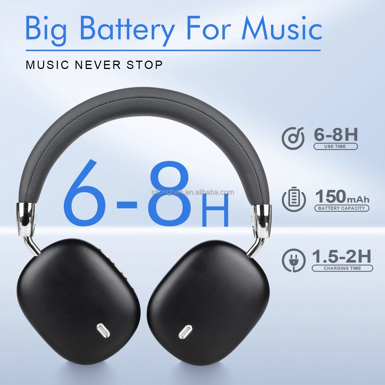 New Custom B36 Strong Bass Headphones Foldable Headset Wireless Headphones   HiFi Gaming Computer Headset With Microphone