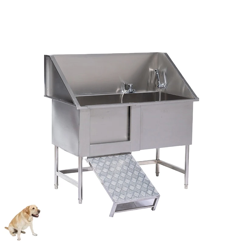 Factory Outlet Stainless Steel Professional Dog Grooming Tub big luxury indoor  Pet Bath Tubs  Pet Grooming Tub