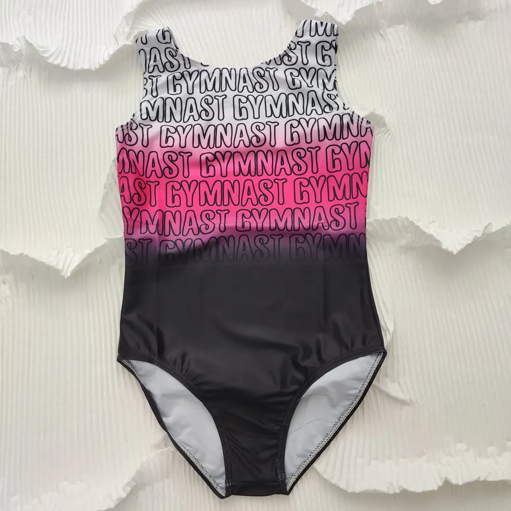 Custom Design Training Dancewear Girls Ballet Dance Leotards Sublimation Print Gymnastics Clothing Women Performance Wear