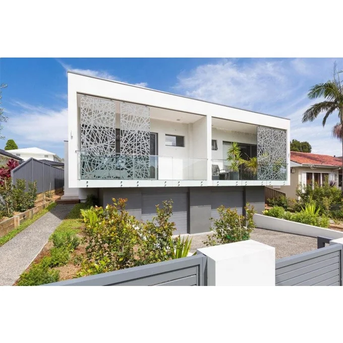 Decorative Laser Cut Metal Screen Building Wall Facade Panel