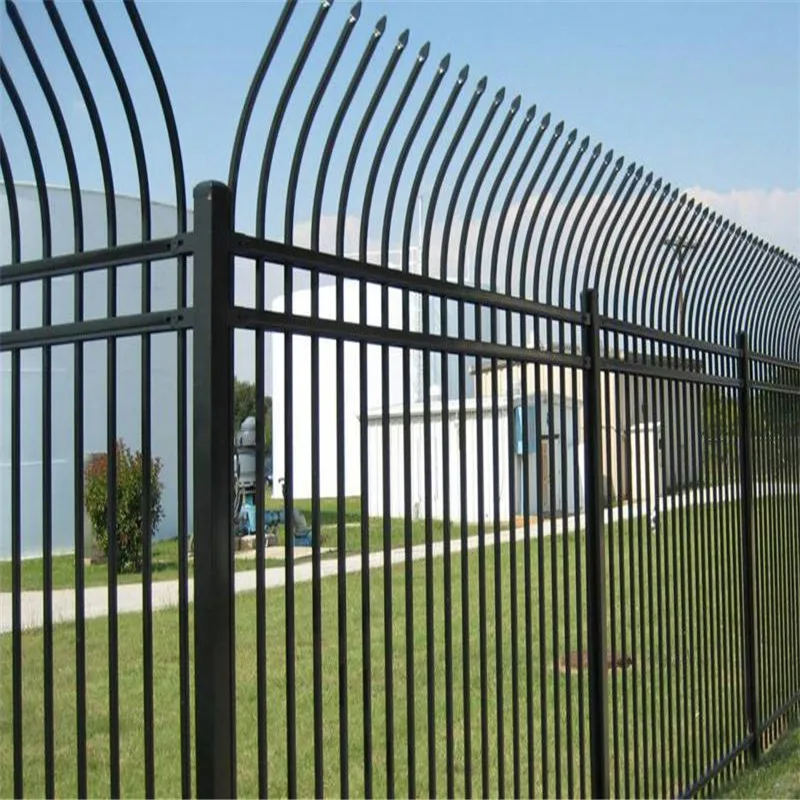 8ft x 8ft Garden protection black wrought iron fence prices