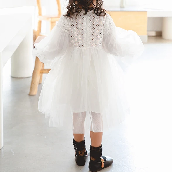 Spring ins hot sale sweet little girl tulle princess dress online store boutique toddler baby girl lace embroidered tutu dresses