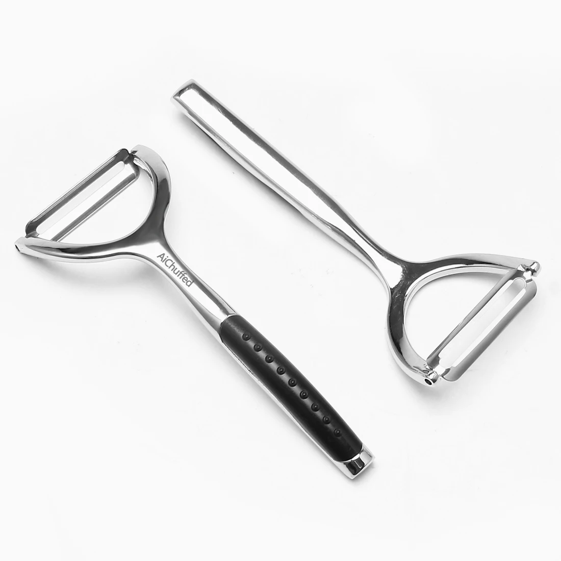 AiChuffed veggies peeler Ergonomic Non-Slip good graps Handle and Sharp Blade