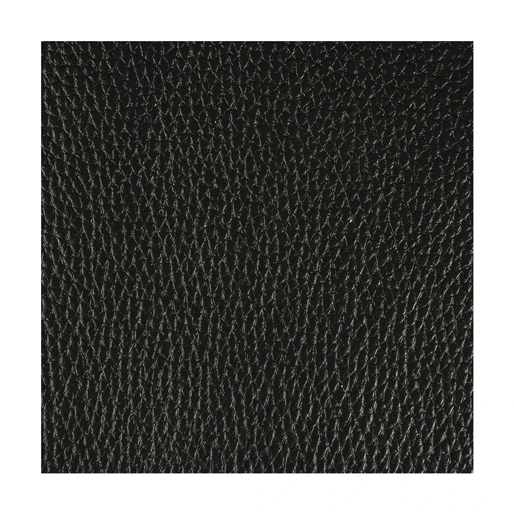 Genuine corrected grain leather with pigment, 1.3~1.5mm, medium grain embossed