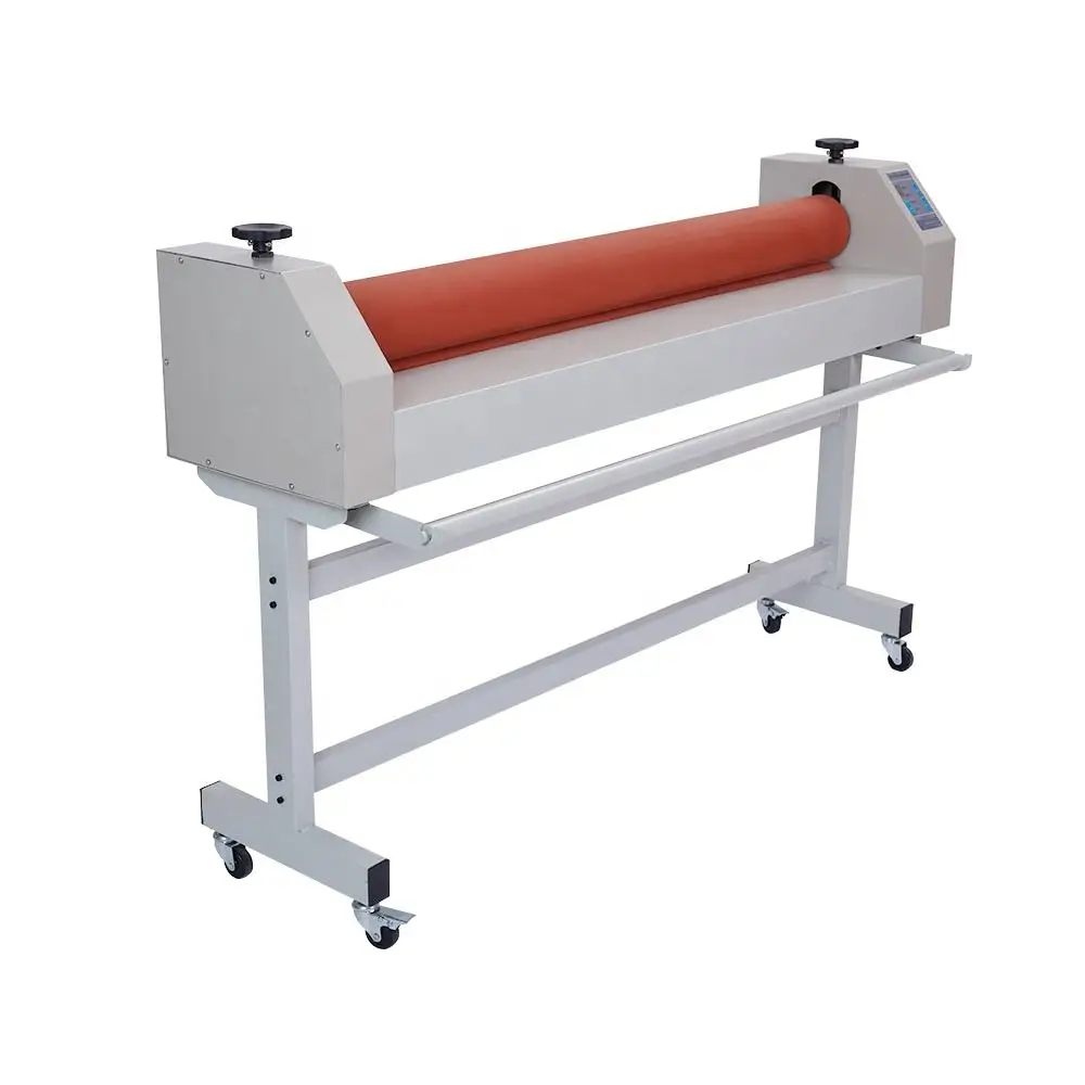 2 in 1 51 inch electric manual laminator cold roll laminator with stand Cold Roll Laminator