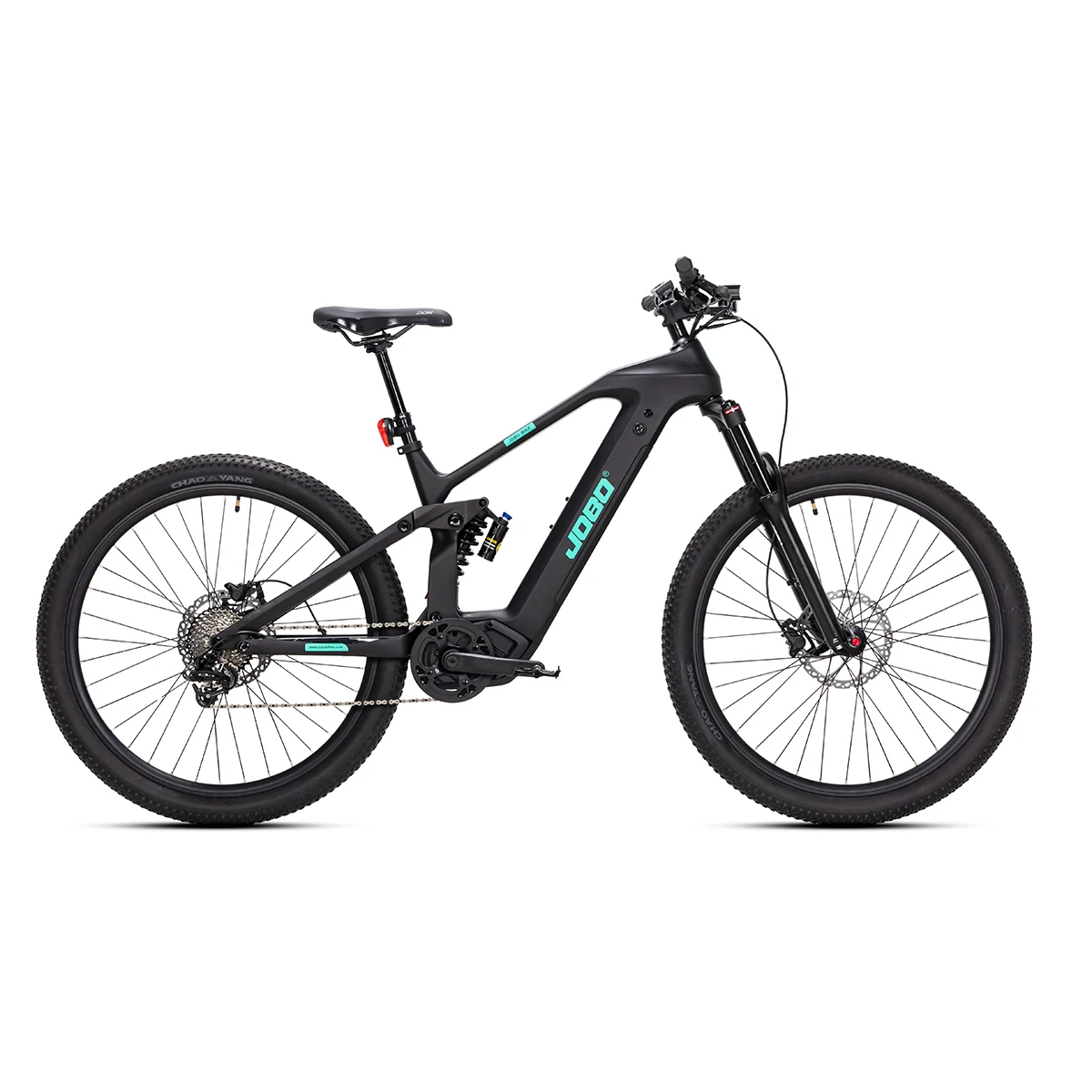 29*2.6inch 32KM/H Light Carbon Fiber Air suspension 48V500W Mid Motor Electric Mountain Bike