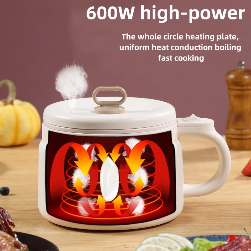 Manufacturer 1.6L Electric cooking pot noodles rice cooker multi-function electric skillet for 1-4 person