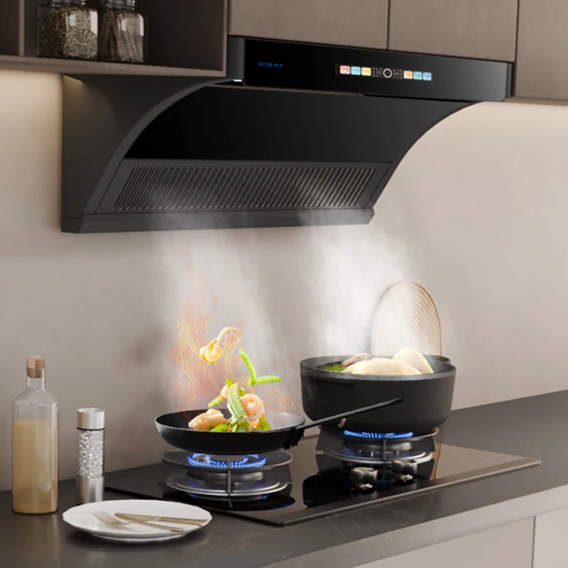 SERT Kitchen Appliance Touch Control 60 cm - 90 cm chimney hood Carbon filter Home Electric 2000m3/hr range hoods