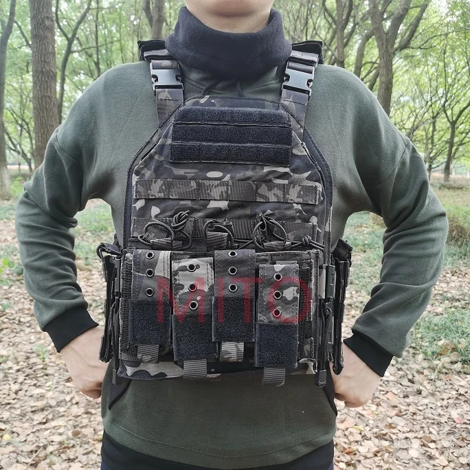 MITO готовый к отправке тактический жилет, жилеты MOLLE, правоохранительные быстросъемные тактические носители халэко