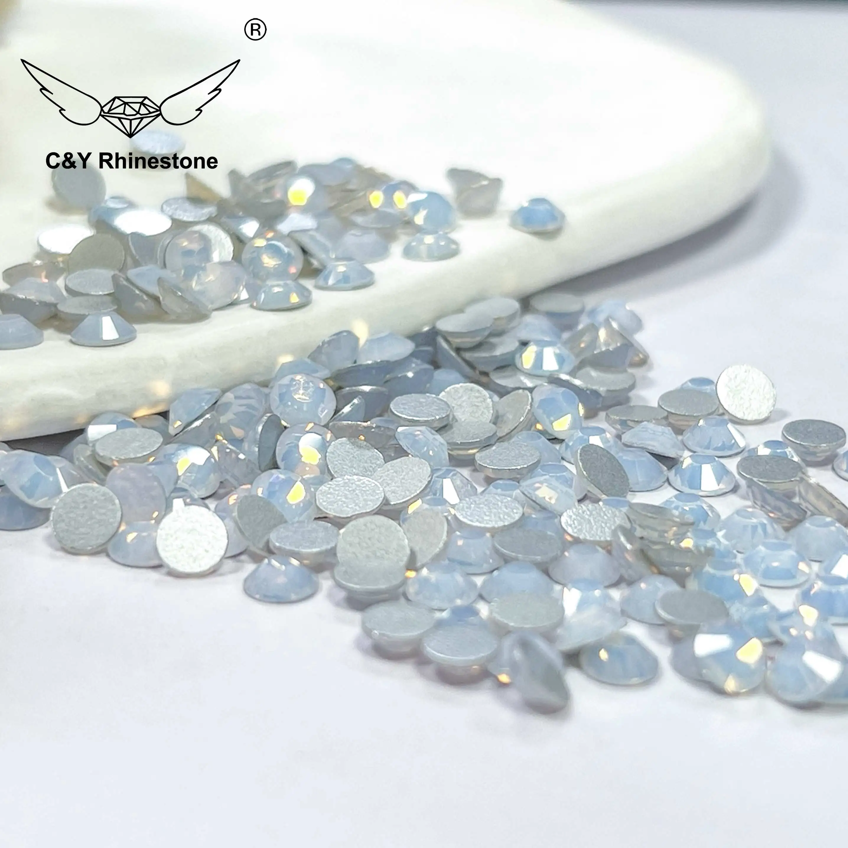 CY 035 No Hot Fix Crystal Opal Stones SS6 SS8 SS10 SS12 SS16 SS20 SS30 SS34 SS40 Rhinestones Bulk