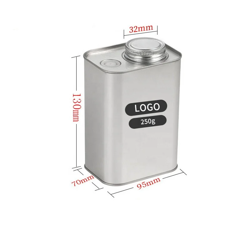 wholesale Customized eco friendly luxury metal coffee tea tin cans food packaging coffee beans can tin box with degassing valve